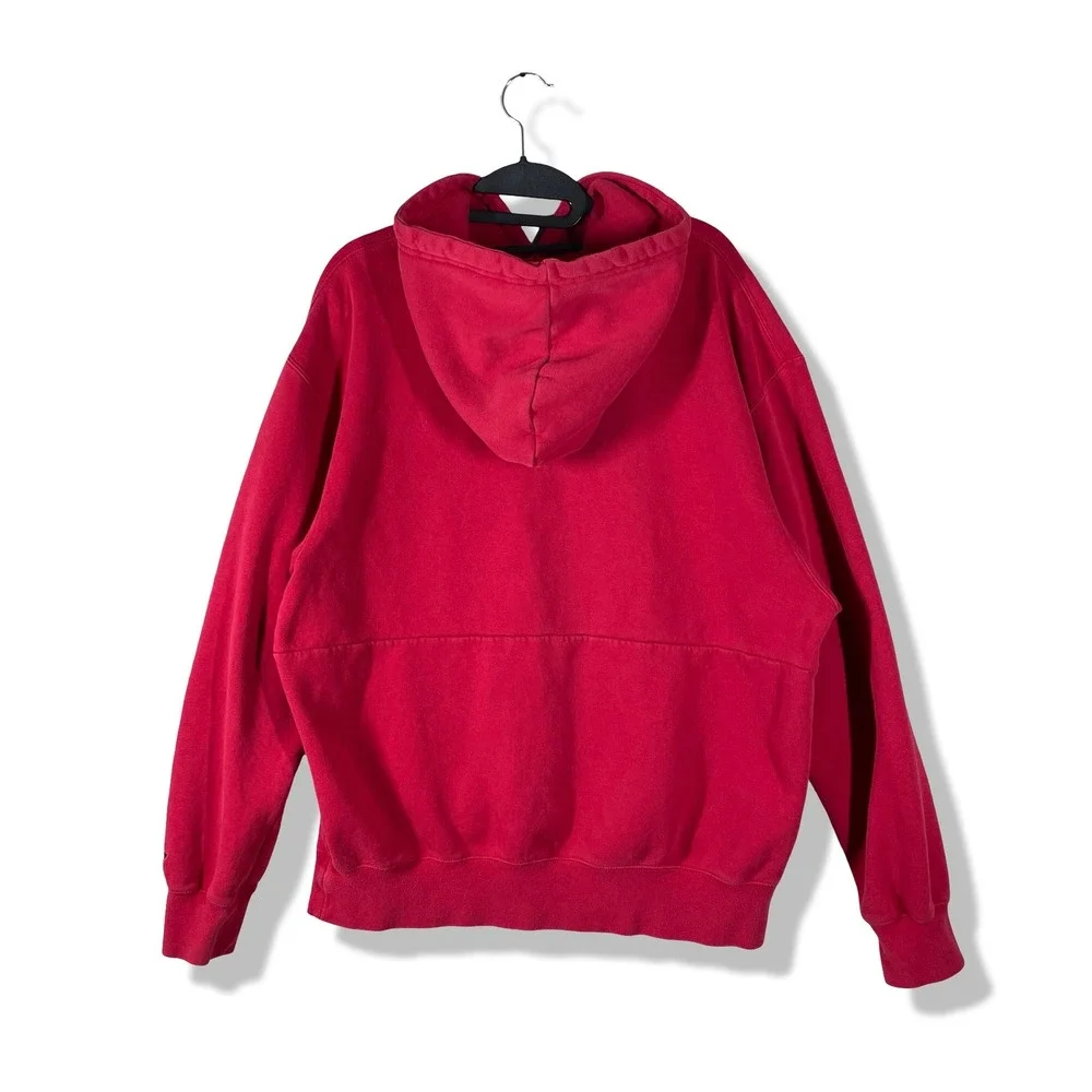 Jordan Hoodie Men L Red AJ1 Sneaker Cross Stitch Streetwear Hypebeast Sportswear